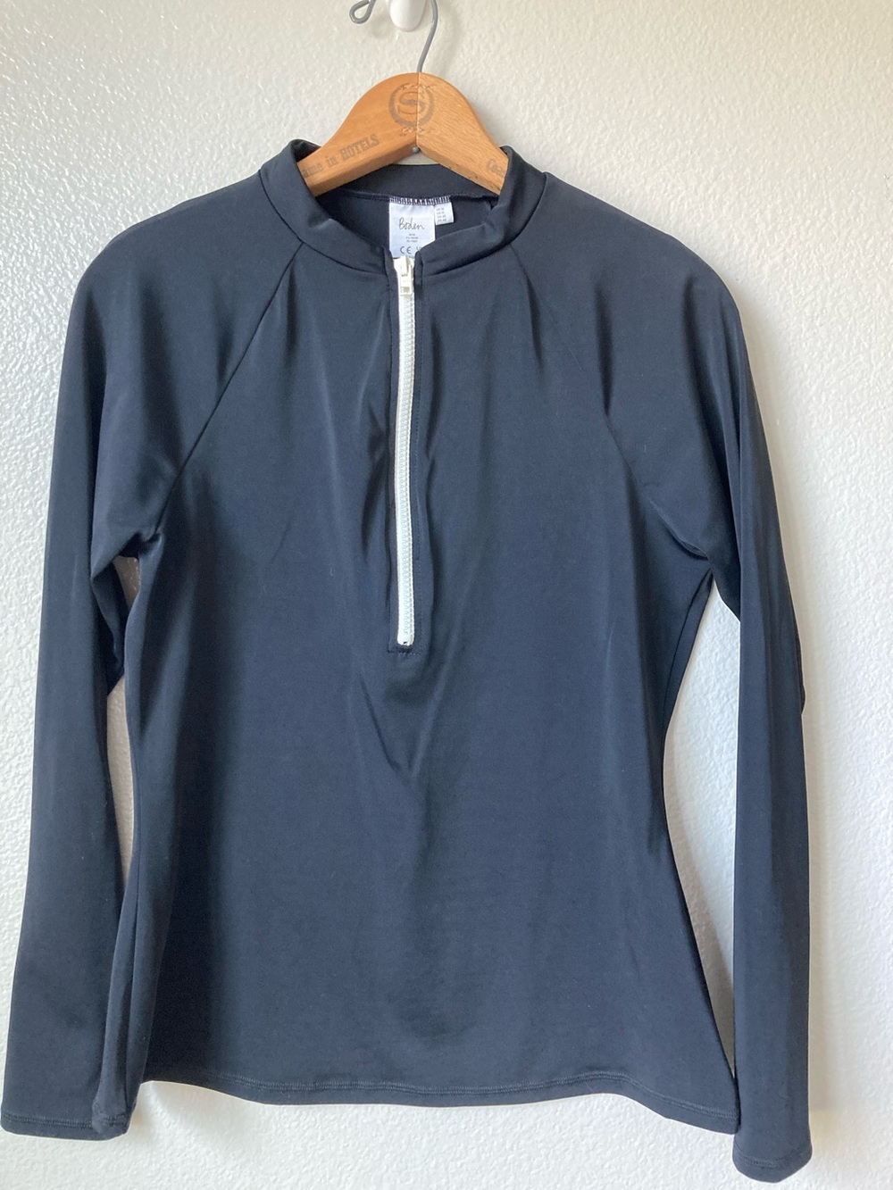 Boden zipper long sleeve rash guard beach top sz 12